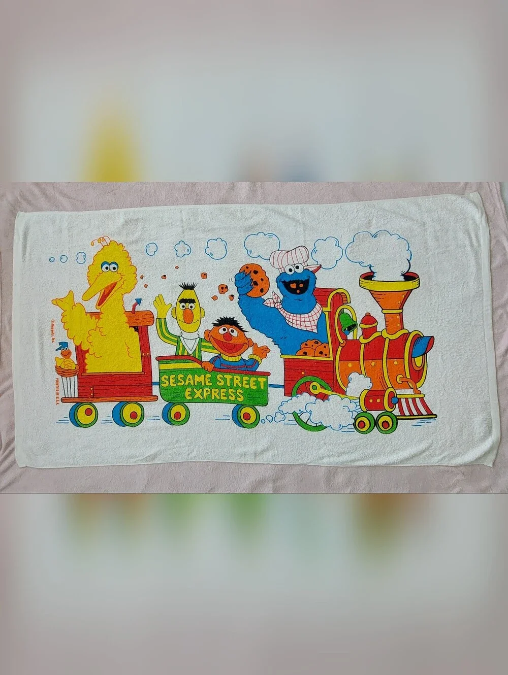 SESAME STREET EXPRESS Bath/Beach Towel NWOT
